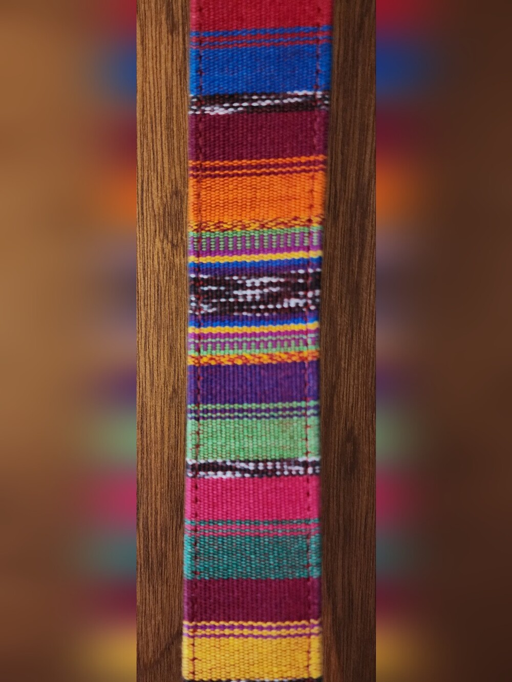 Quatemala Leather And Woven Belt